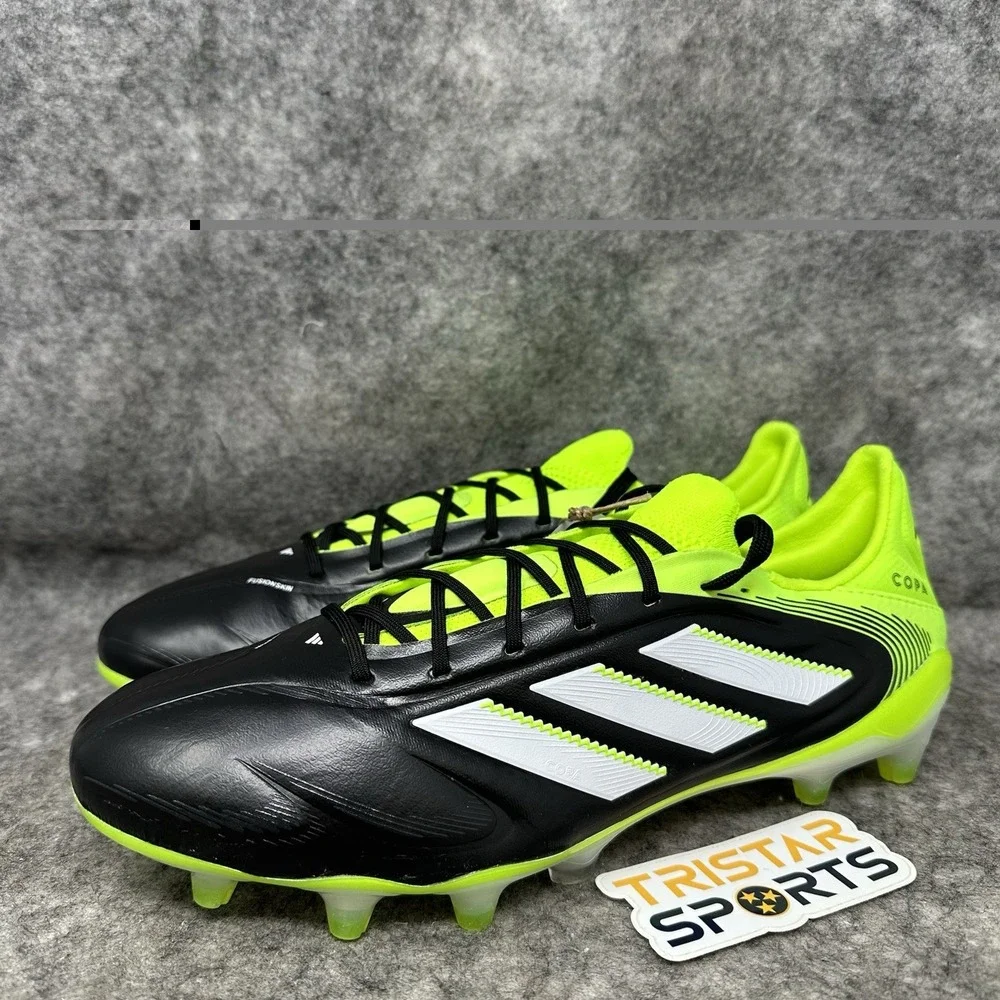 Adidas Copa Pure 3 Elite FG Soccer Cleats Mens Size 9 Black Lucid Lemon JH6304